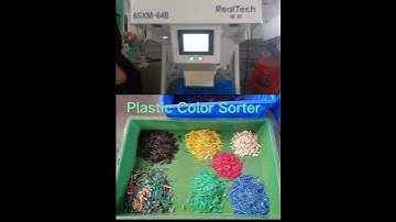 Plastic Color Sorter Recycling Plastic Color Sorting Grading Machine