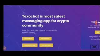TexoChat | A Blockchain-based multi-usage chat application screenshot 2