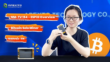 NM-TV 154 ESP32 Bitcoin Solo Miner Unboxing + Solo Mining Guide