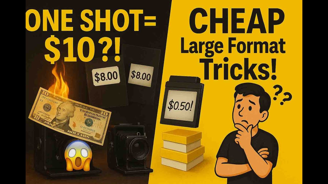 Can't Afford 4x5 or 8x10 Film Watch This!