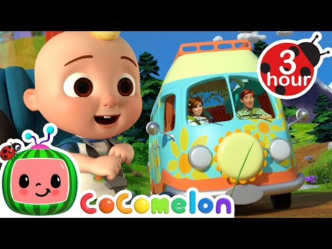 Wheels on the Camper Van Sing Along 🚐 CoComelon - Nursery Rhymes and Kids Songs | After School Club