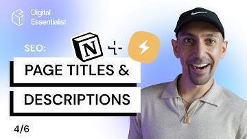Super + Notion: SEO training and Adding page Titles + Description [Part 4 of 6]