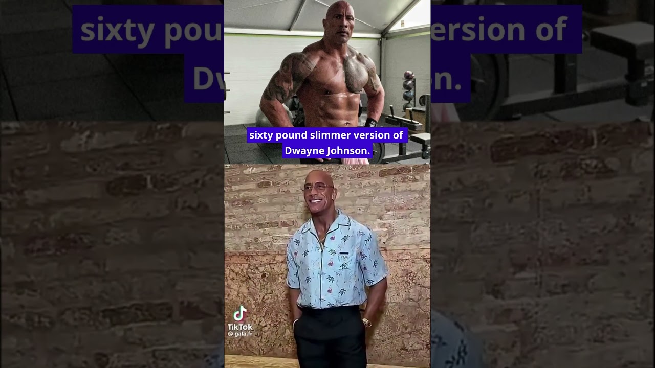 The Rock Allegedly Dropped 60lbs of Muscle