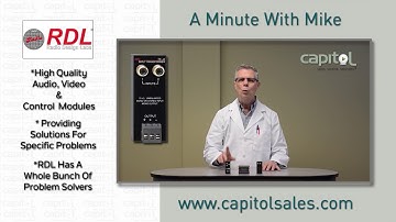 A Minute with Mike RDL Radio Design Labs control modules 02 22 18