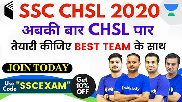 SSC CHSL 2020 | Get Selection with 10000 Questions | Use Promo Code "SSCEXAM" Get 10% Off