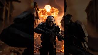 Ghost walks through fire and ruins like death itself 💀🔥 #COD #Ghost #Warzone #FPS #Gaming #Viral