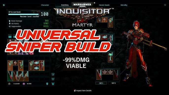 W40K: Inquisitor – SPIN2WIN ASSASSIN BUILD GUIDE – Season of the Warp Surge  – smattymatty