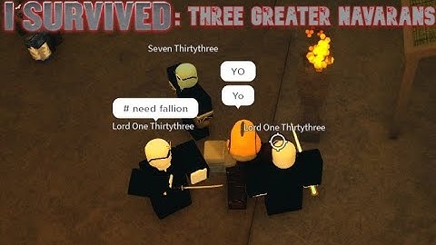 I Survived: Three Greater Navarans | Rogue Lineage