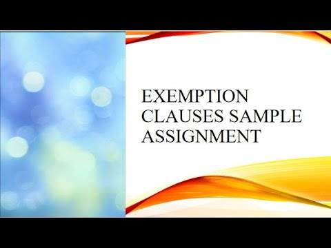 clause on assignment