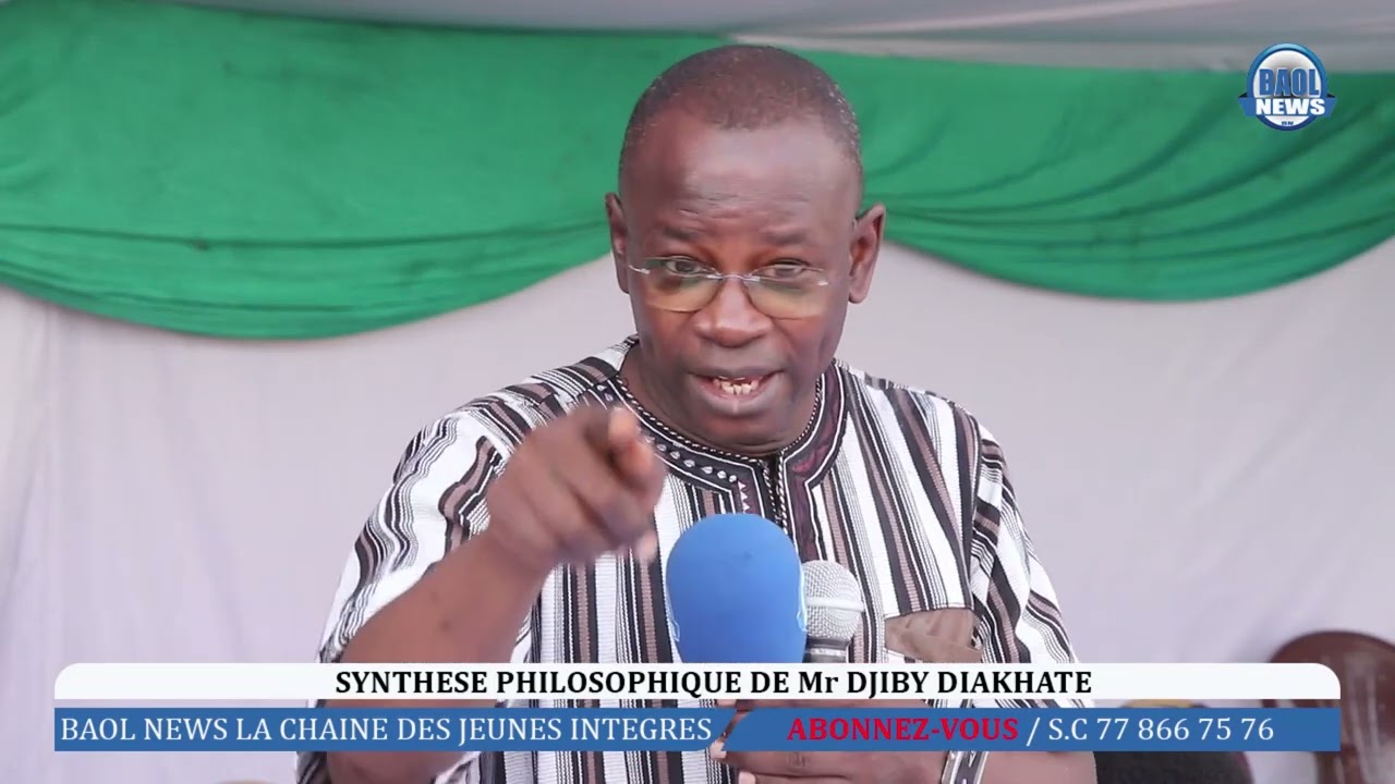 CNEED - BAC 2022 LA SYNTHÈSE PHILOSOPHIE DE DJIBY DIAKHATE AU THÉÂTRE DE VERDURE DE DIOURBEL...
