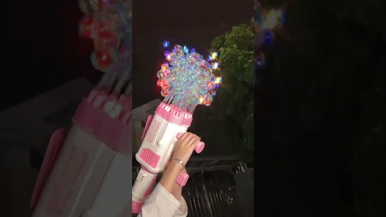  Product Link In Comments Automatic Flashing Rocket Launcher Bubble Gun