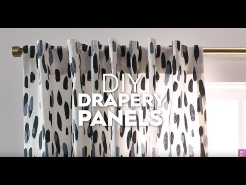 Diy Drapery Panels Basics Better Homes Gardens Youtube