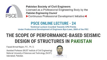 PSCE Technical Lecture-25 - The Scope of Performance-based Seismic Design of Structures in Pakistan