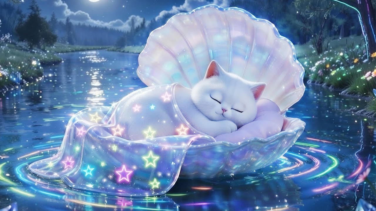 Peaceful Night for Deep Sleep in a Flower Forest 🌸  Cures For Anxiety Disorders, Melatonin Release