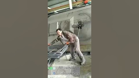 Phmtools newest rebar bender machine can process various shapes of steel bars