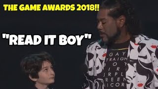 CHRISTOPHER JUDGE READ IT BOY CROWD REACTION GAME AWARDS 2018