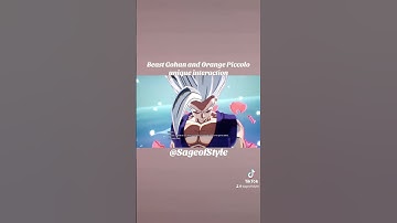 Beast Gohan and OPiccolo unique interaction #dragonball #dragonballz #dragonballsparkingzero #shorts