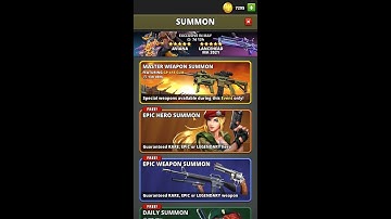 Puzzle Combat- Spending 2600xgolds on Master Weapon Summon