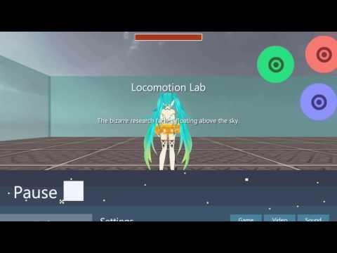 Unitychan locomotion lab