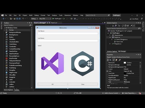 Video: Hvordan lager jeg en enkel Windows Form-applikasjon i C#?
