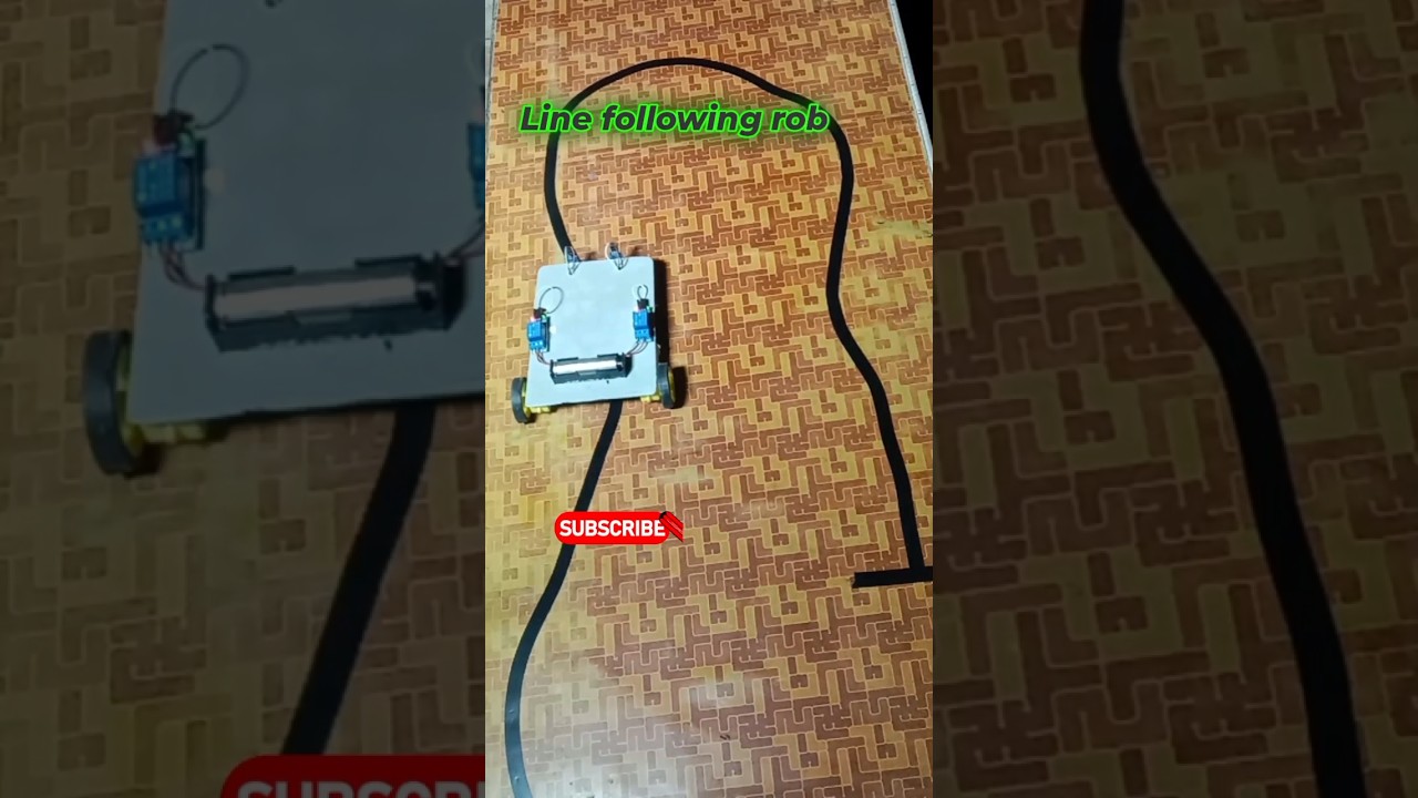 Line following robot, Science projects. 