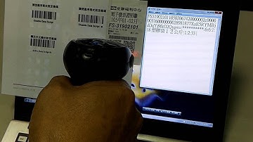 電子發票二維條碼, 顯示中文輸出