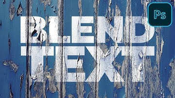 How To Blend Text in Photoshop | Blending Options in Photoshop | Realistic Text Photoshop Tutorial