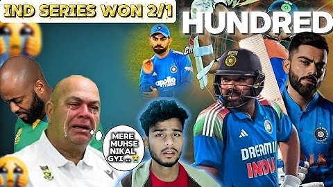 PURE DOMINATION 🔥 Kohli 65, Yashasvi 116 , Rohit Sharma 75 | Won The Series 😱 | IND vs SA 3rd ODI 