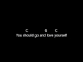 Chord Lyric love your self - justin bieber songs