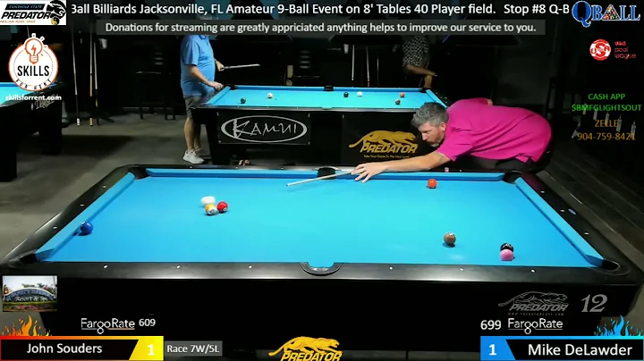 Mike DeLawder vs John Souders | 2021 Q-Ball Billia...