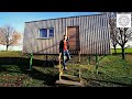 Mobiles Holzhaus auf Wechselbrücke - das Tiny House von Andreas