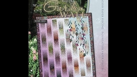 How to use Quiltworx Bali Pops with the Garden Wall