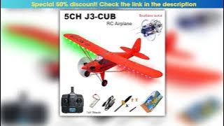 Flash Sale New Version J3-CUB 2.4G RC Airplane With RED LED 5CH 3D/6G Fixed Wing Aircraft With LED•