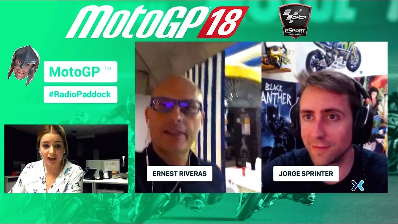 MotoGP 18 eSport en #RadioPaddock MotoGP retrospektive