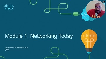 Cisco Introduction to Networks Module 1. #CiscoNetworking #IntroductionToNetworks #ccna
