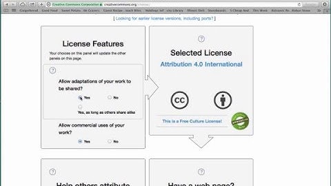 Creating OER: Selecting and Creating a CC License