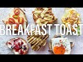 Breakfast Toast with 6 Different Toppings | Recipe