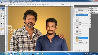 Photoshop tutorial Tamil | actor Vijay Yuvan Shankar Raja close picture editing method tamil screenshot 3