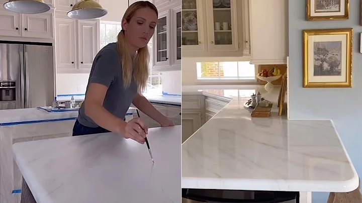 Handy Woman Transforms Countertops To Give Them A ...