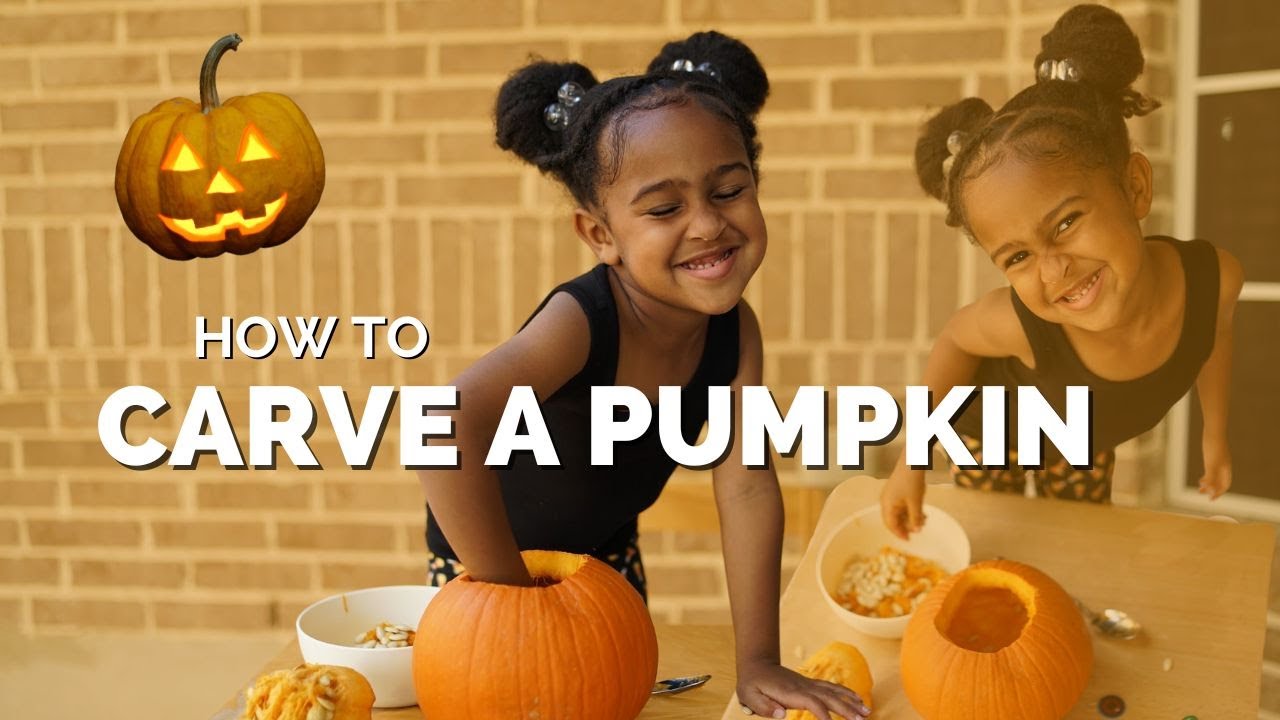 How to Carve a Pumpkin 🎃 Kids