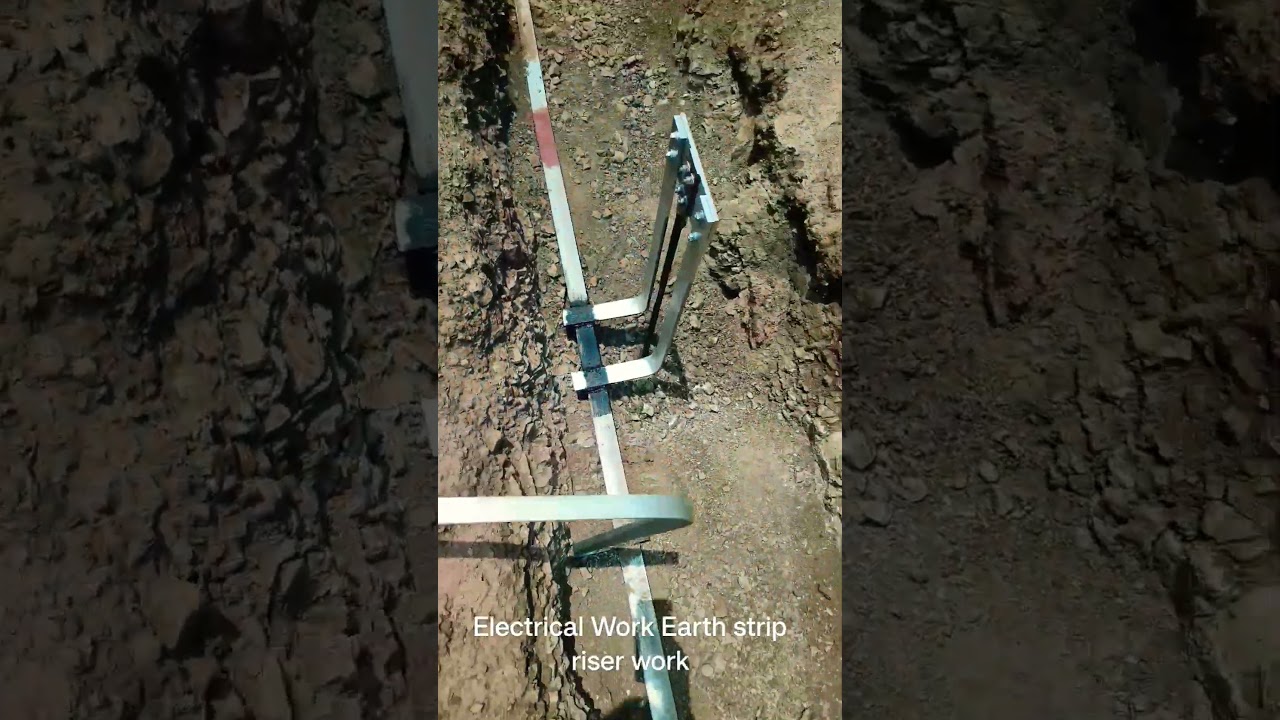 Electrical work Earthing riser work on grid earthing