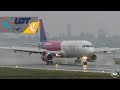 Spotting in Lviv | Winter spotting #1 | WATER BLAST ON THE WET RUNWAY (A321, A320NEO...)