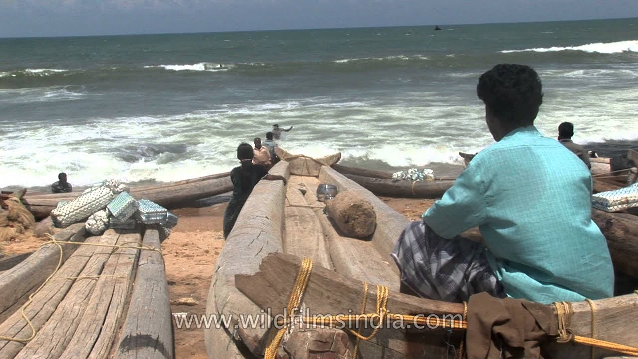 Traditional fishing boat - Kanyakumari, Tamil Nadu