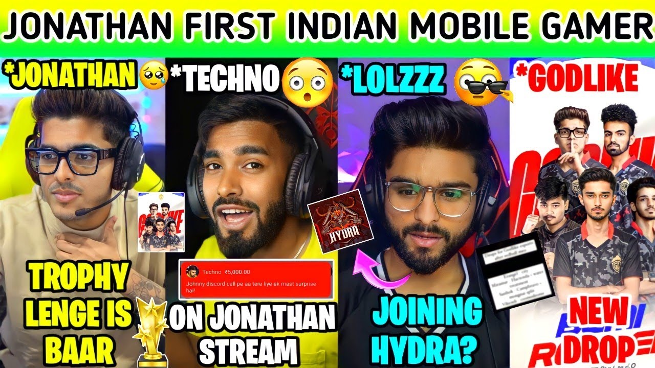 JONATHAN BIG ANNOUNCEMENT 🤯 TECHNO GAMERZ ON JONATHAN STREAM 😍 LOLZZZ ...