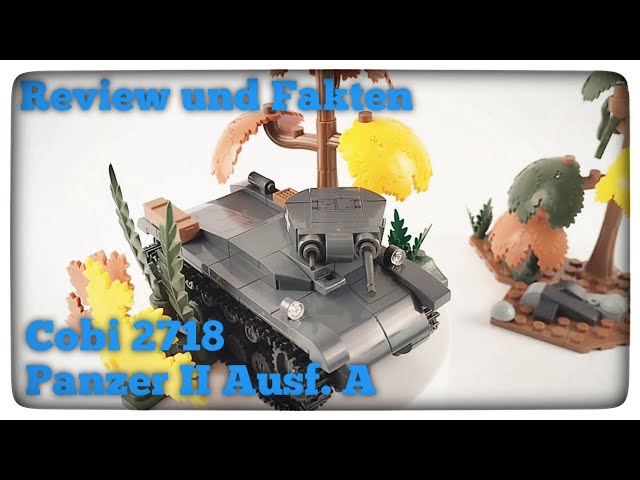 Cobi 2718 - Panzer II Ausf. A | Review & Fakten [German]