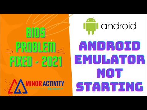 Android Emulator not starting Intel VT-X or Intel Virtualization Technology from BIOS Problem