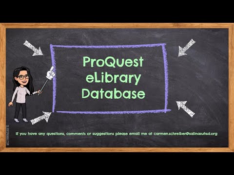 ProQuest eLibrary