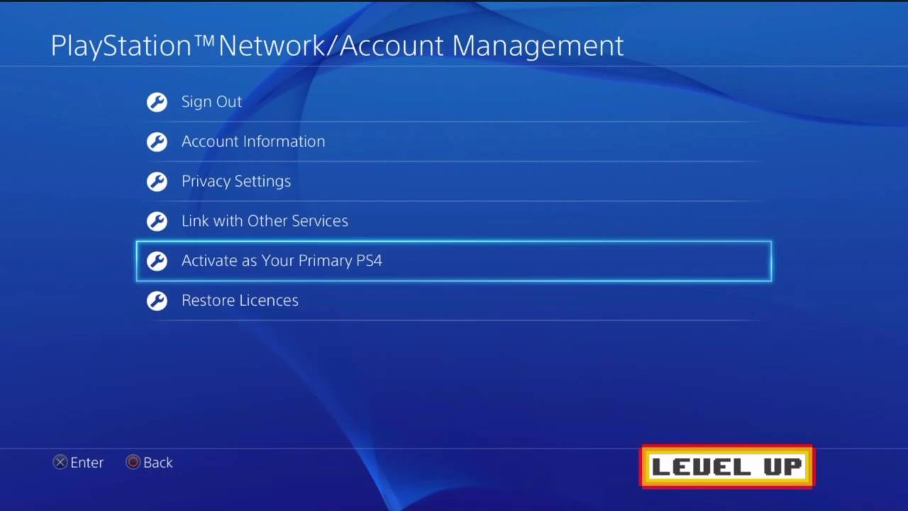 klæde udgør evigt How to activate your PlayStation 4 account to make it your primary account [ PS4 Tips & Tricks] - YouTube