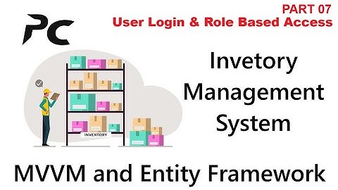 MVVM User & Role Based Access Control in WPF | Inventory Management System (Part 7)