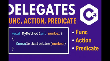 Delegates, Func, Action, Predicate in C# | Master C# Delegates with Examples
